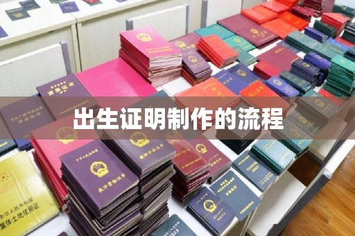 孝南出生证明制作的流程